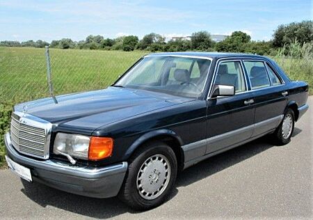 Mercedes-Benz 560 560SEL,1.Hd,blau904,Leder beige,Std.hzg,H-Zul,D