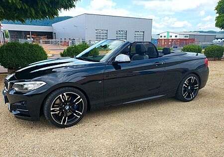 BMW M235i Cabrio, Bj. 2016, schwarzmet, 49.800 km
