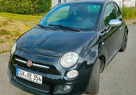 Fiat 500S Klima 16" Alu PDC Schwarz Blue&Me Schwarz