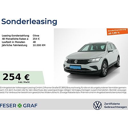 VW Tiguan leasen