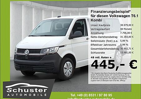 VW T6 Kombi Volkswagen T6.1 Kombi 9-Sitzer LR TDI*AHK Navi Tempo PDCv+h