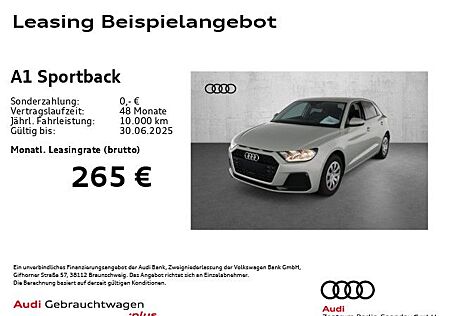 Audi A1 Sportback 25 TFSI Adv. S tronic *GRA*Virt.C*