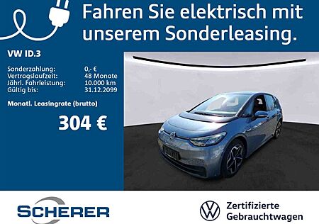 VW ID.3 Volkswagen Pure 45 kWh Wärmep+ACC+Navi+LED+Sitzhz+19"