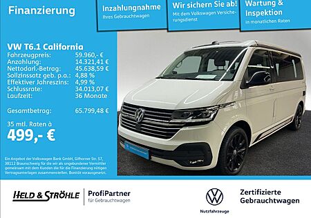 VW T6 California Volkswagen T6.1 California Ocean Edition 2.0TDI 4M AHK STHZ