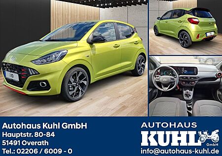 Hyundai i10 1.0 T-GDI N-Line AHK Navi+Cam,Klimaauto,OTA