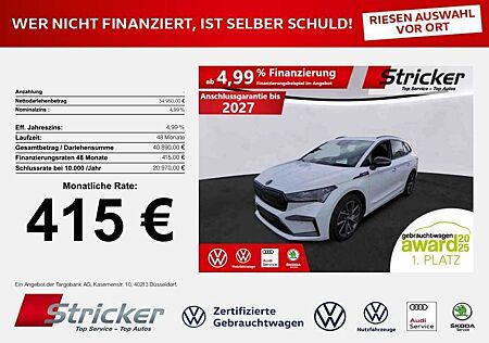 Skoda Enyaq iV80 Sportline 415,-ohne Anzahlung Head-Up