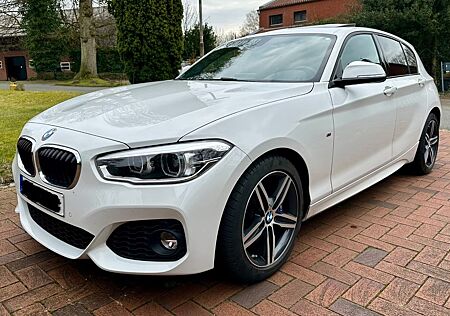 BMW 120d M Sport Aut. weiß, LED, Navi, H/K uvm.!