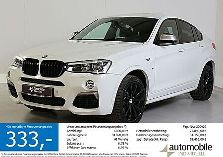 BMW X4 M40i M Sportpaket AHK LED Navi HuD H&K ACC Ka