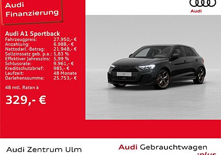 Audi A1 Sportback S line 40 TFSI S tronic NAV+ R-KAM
