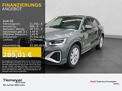 Audi Q2 35 TFSI 2x S LINE FEINNAPPA AHK eKLAPPE KAMER