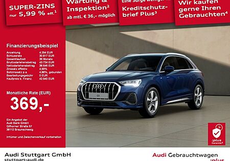 Audi Q3 S line 35 TFSI S tronic AHK SHZ Keyless Navi