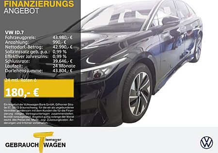 VW ID.7 Volkswagen PRO UPE70 LM20 KAMERA MASSAGE IQ.LIGHT