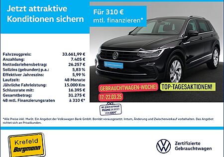 VW Tiguan Volkswagen Life 2,0 l TSI 4MOTION 140 kW 190 PS 7-Ga