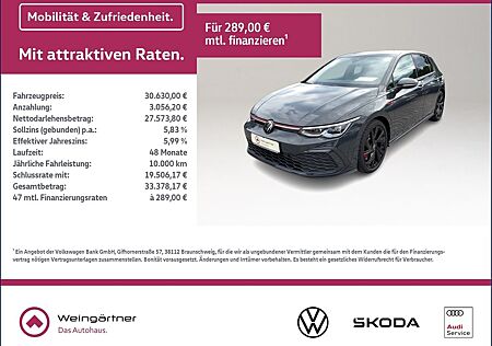 VW Golf Volkswagen VIII GTI, ACC, Alu Bergamo 18", Winterpaket