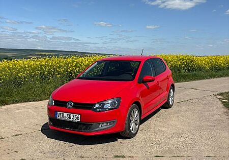 VW Polo Volkswagen 1.6 TDI Trendline Rot TÜV neu