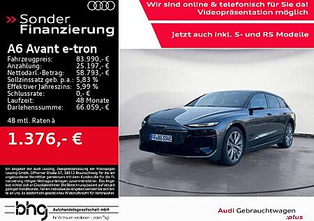 Audi A6 e-tron A6 Avant e-tron performance