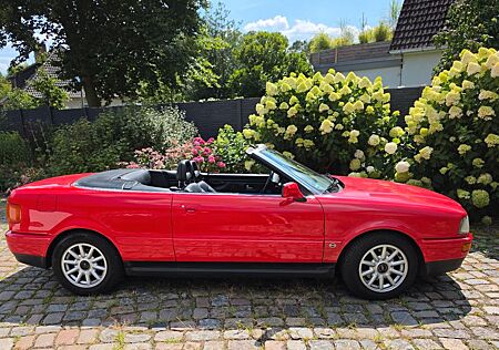 Audi 80 Cabriolet 2.0 rot, 1993er top Oldtimer