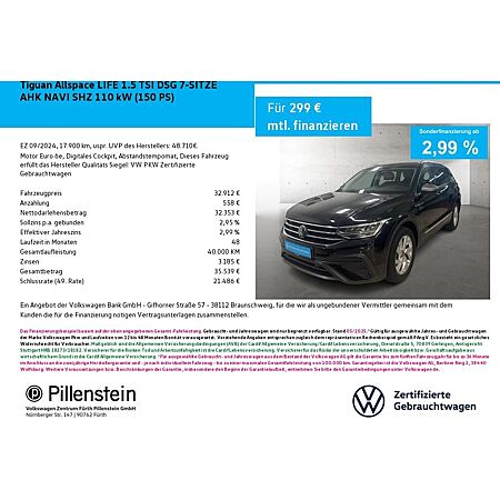 VW Tiguan Allspace leasen