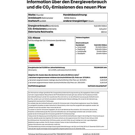Hyundai Kona Elektro leasen