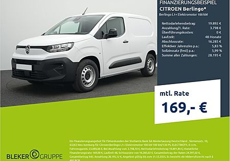 Citroën Berlingo L1+ Elektromotor 100 kW
