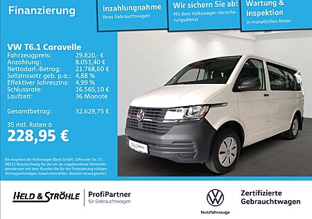 VW T6 Caravelle Volkswagen T6.1 Caravelle Trendline 2.0 TDI 9SITZE PDC