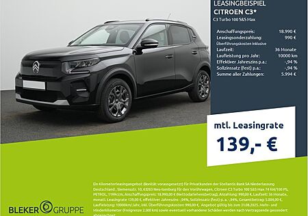 Citroën C3 Turbo 100 S&S Max
