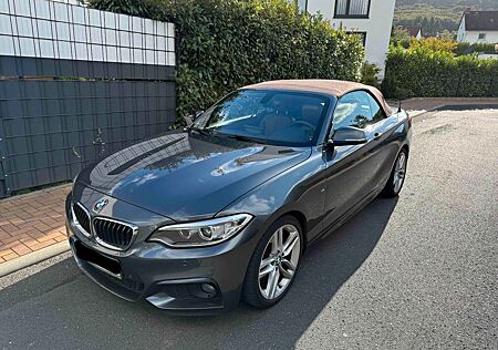 BMW 220i Cabrio MSport*Navi*Leder*Aut*PDC*Windschott