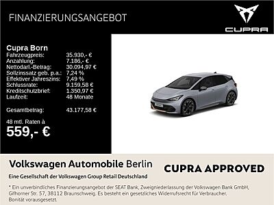 Cupra Born 170/84 Wärmepumpe Navi LED SHZ ACC PDC