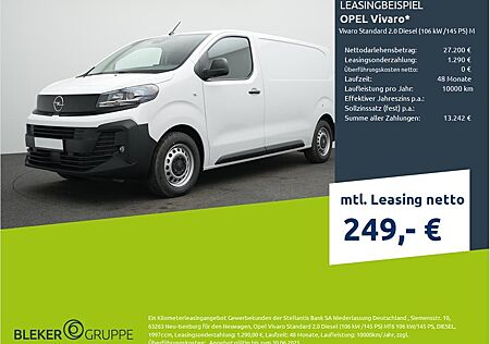 Opel Vivaro Standard 2.0 Diesel (106 kW /145 PS) MT6