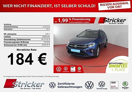 VW Taigo Volkswagen R-Line 1.5TSI DSG 184,-ohne Anzahlung Navi