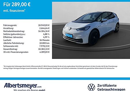 VW ID.3 Volkswagen Pro Performance Business +ACC+LED+NAVI+LM++