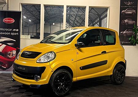 Microcar M.Go F8 Gelb Mopedauto Sport Auto 45 KM Minicar