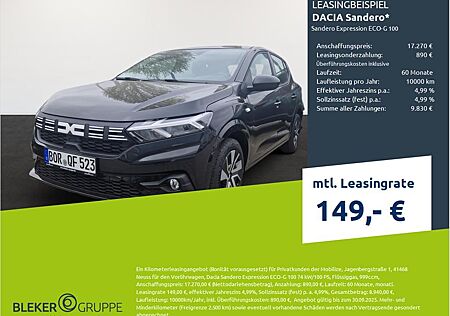 Dacia Sandero Expression ECO-G 100