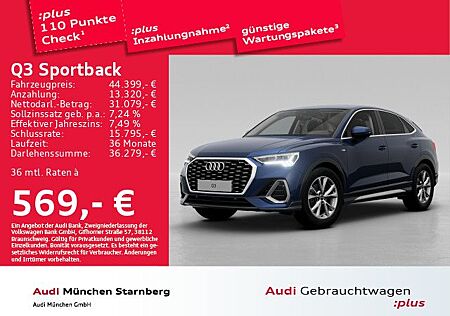 Audi Q3 Sportback 35 TFSI S tronic S line AHK/ACC/Vir