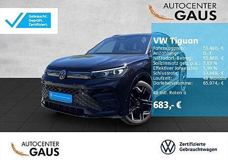 VW Tiguan Volkswagen R-Line 2,0 l TDI 4M DSG AHK*Pano*Leder*Bl