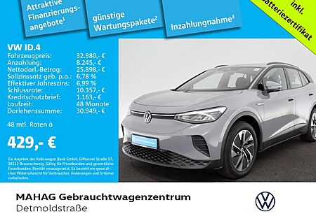 VW ID.4 Volkswagen Pro Performance CCS Wärmepumpe AHK NaviPro