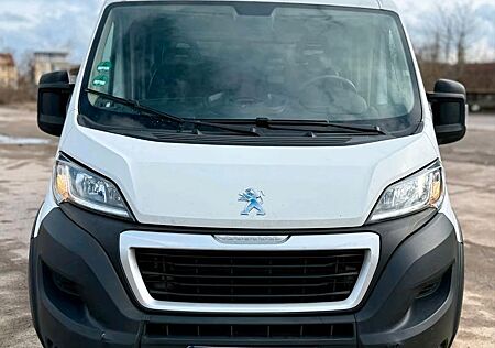 Peugeot Boxer , Pritsche + Plane, Doppelkabine