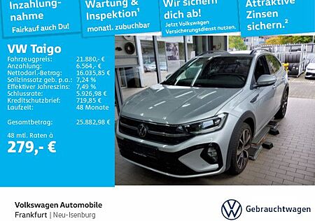 VW Taigo Volkswagen 1.0 TSI DSG R-Line Navi IQ.LIGHT - LED-Mat