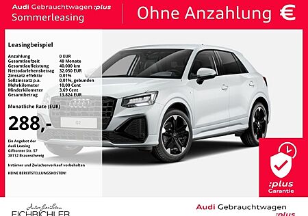 Audi Q2 30 TDI S line FLA AHK SpurH LM el.Heck LED