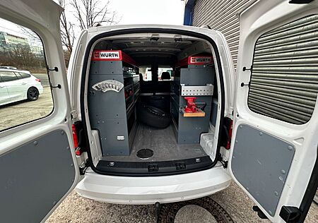 VW Caddy Volkswagen Nfz Maxi Kasten BMT*WÜRTH-REGALE*AHK*NAVI*