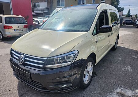 VW Caddy Volkswagen Maxi 2.0 TDI 7 Sitze Aut.DSF Schwarz