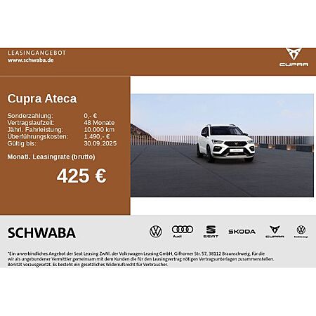 Cupra Ateca leasen