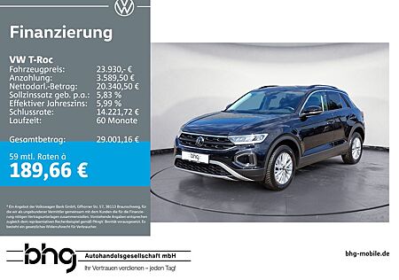 VW T-Roc Volkswagen 1.0 TSI OPF Life Navi connect Winterpaket