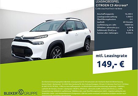 Citroën C3 Aircross PureTech 110 Shine