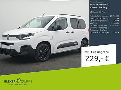 Citroën Berlingo L1 Diesel 100 Plus