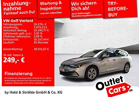 VW Golf Volkswagen Variant Life 1.5 eTSI DSG AHK LED NAV PDC