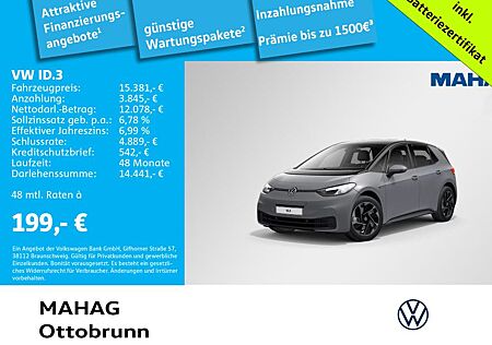 VW ID.3 Volkswagen Pro 107kW LED Navi CCS Pro Life 107 kW 58 k