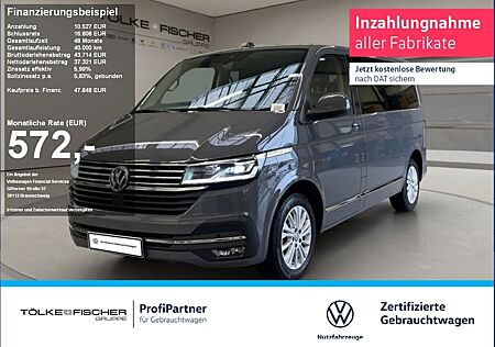VW T6 Multivan Volkswagen T6.1 Multivan 2.0 TDI Generation Six FWD AHK NAV