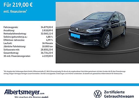 VW Touran Volkswagen 1.5 TSI Highline +DSG+AHK+NAVI+ACC+LM+ZV+