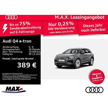 Audi Q4 e-tron leasen
